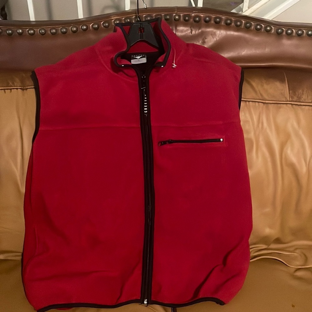 Cheetah Red Vest Size -XLarge